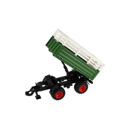 Tractor Zetor cu remorcă — telecomandă, funcționează cu 2 baterii AA