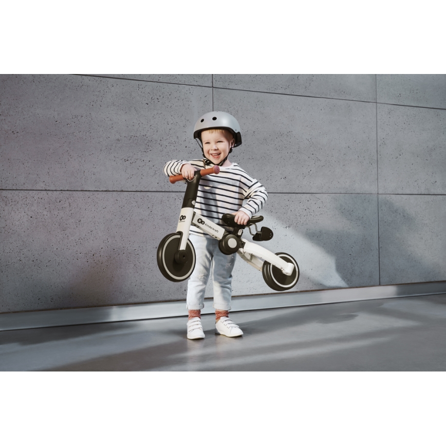 Tricicletă 3 în 1 pentru copii KINDERKRAFT 4TRIKE gri