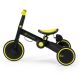 Tricicletă pentru copii 3v1 4TRIKE galbenă/neagră KINDERKRAFT