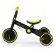 Tricicletă pentru copii 3v1 4TRIKE galbenă/neagră KINDERKRAFT