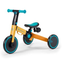 Tricicletă pentru copii 3v1 4TRIKE galbenă/turcoaz KINDERKRAFT
