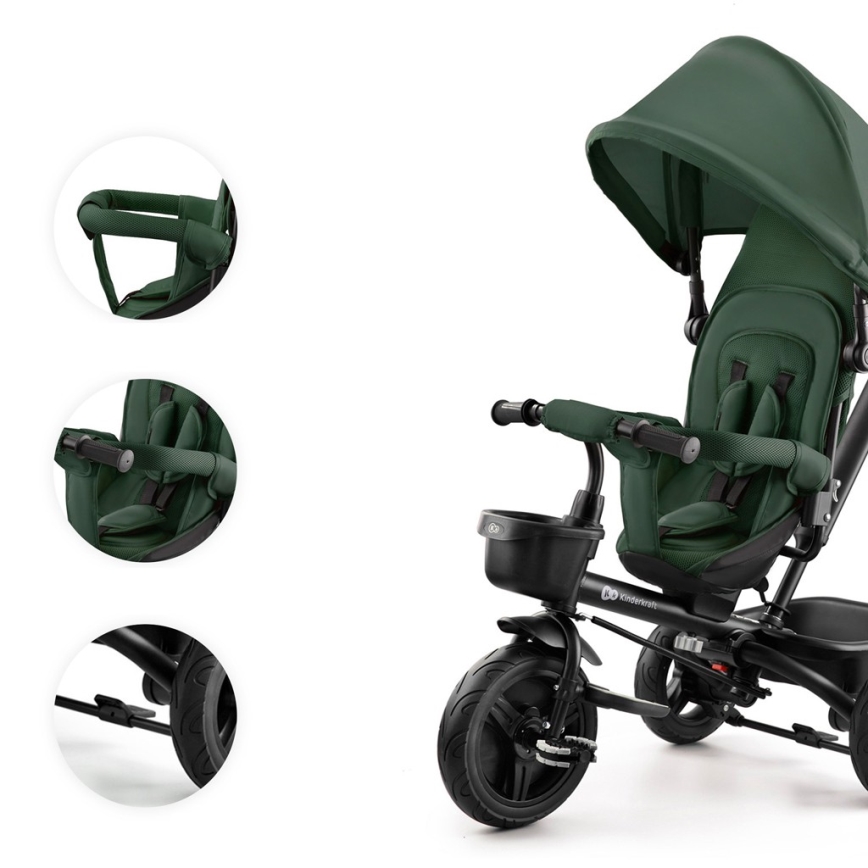 Tricicletă pentru copii KINDERKRAFT AVEO verde