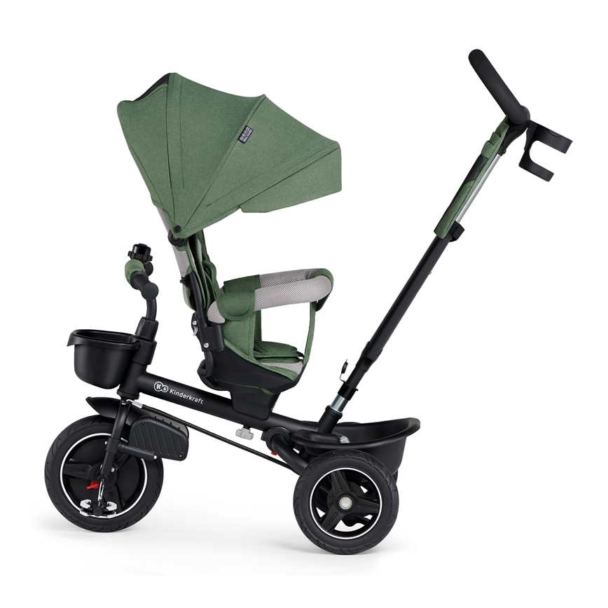 Tricicletă pentru copii KINDERKRAFT SELECT SPINSTEP Premium verde