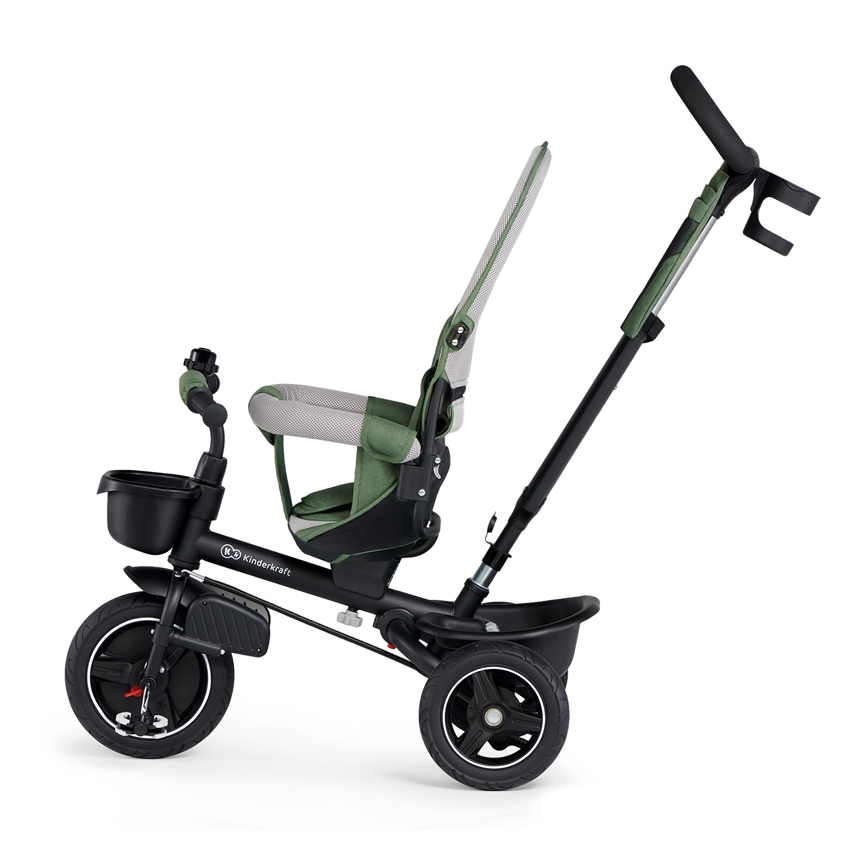 Tricicletă pentru copii KINDERKRAFT SELECT SPINSTEP Premium verde