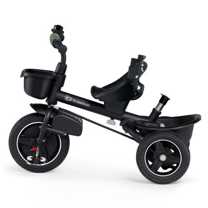 Tricicletă pentru copii KINDERKRAFT SELECT SPINSTEP Premium verde