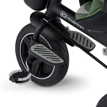 Tricicletă pentru copii KINDERKRAFT SELECT SPINSTEP Premium verde