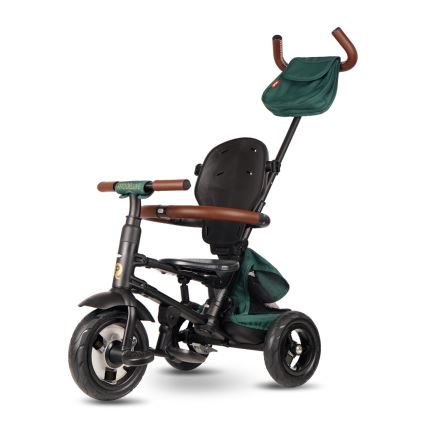 Tricicletă pentru copii QPlay RITO DELUXE (ediție specială limitată) verde