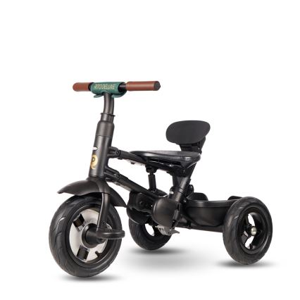 Tricicletă pentru copii QPlay RITO DELUXE (ediție specială limitată) verde