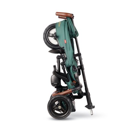 Tricicletă pentru copii QPlay RITO DELUXE (ediție specială limitată) verde