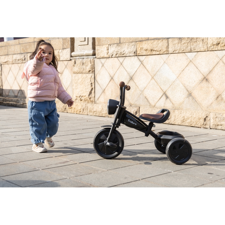 Tricicletă pentru copii QPlay TRIDURO negru