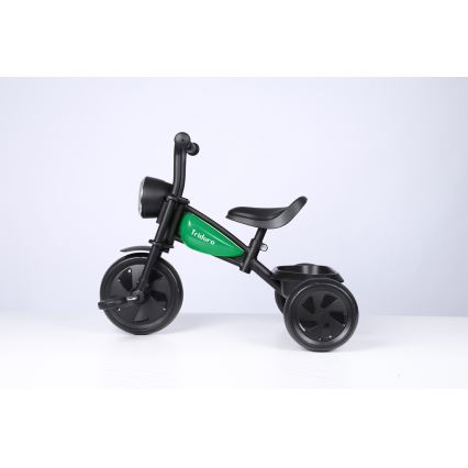 Tricicletă pentru copii QPlay TRIDURO negru/verde