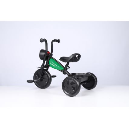 Tricicletă pentru copii QPlay TRIDURO negru/verde