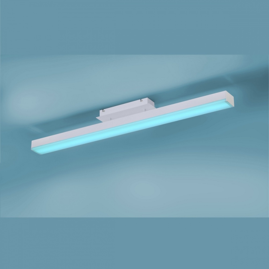 Trio - Lustra LED RGBW cu reglaj de intensitate, montaj pe tavan LIVARO LED/20W/230V 3000-5000K + telecomandă