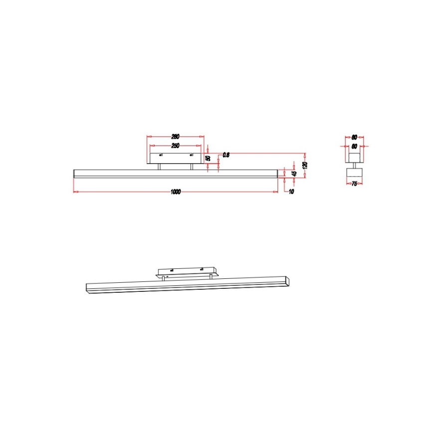 Trio - Lustra LED RGBW cu reglaj de intensitate, montaj pe tavan LIVARO LED/20W/230V 3000-5000K + telecomandă