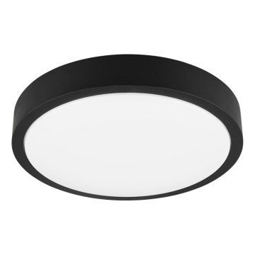 Trio - Plafonieră LED dimabilă ISEO, 24 W, 230 V, 3000 K, Ø 40 cm, neagră