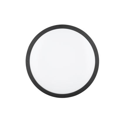 Trio - Plafonieră LED dimabilă ISEO, 24 W, 230 V, 3000 K, Ø 40 cm, neagră