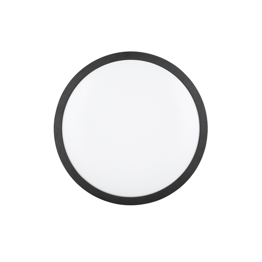 Trio - Plafonieră LED dimabilă ISEO, 24 W, 230 V, 3000 K, Ø 40 cm, neagră