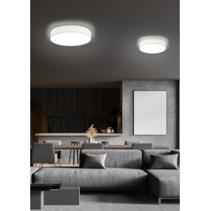 Trio - Plafonieră LED dimabilă LUGANO, 22 W, 230 V, 3000 K, Ø 40 cm, albă