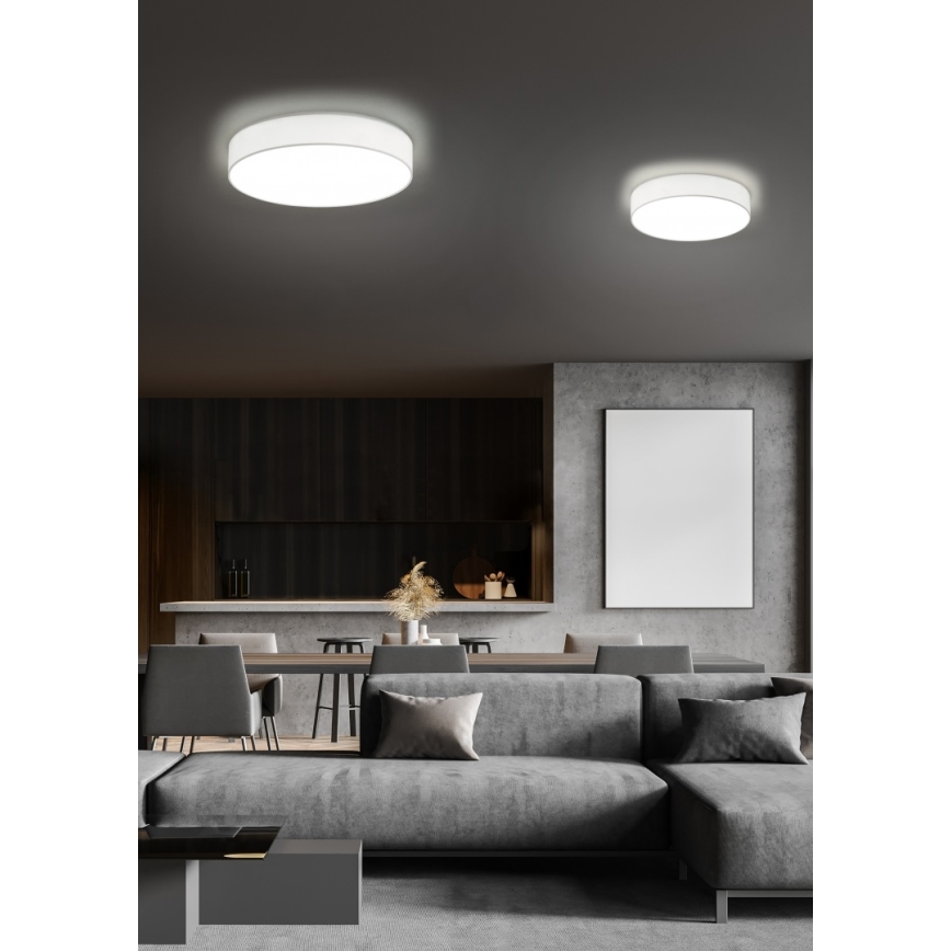 Trio - Plafonieră LED dimabilă LUGANO, 22 W, 230 V, 3000 K, Ø 40 cm, albă