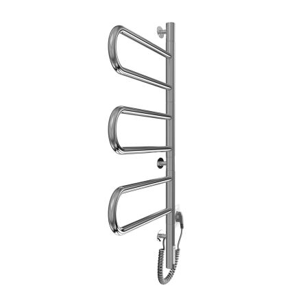 TRISTAR Uscător electric pivotant pentru prosoape 80W/230V 82,5x44,5 cm IP44 oțel inoxidabil/crom lucios