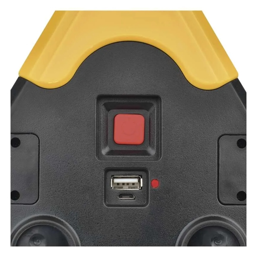 Triunghi de semnalizare LED, 5 V, baterie 1800 mAh