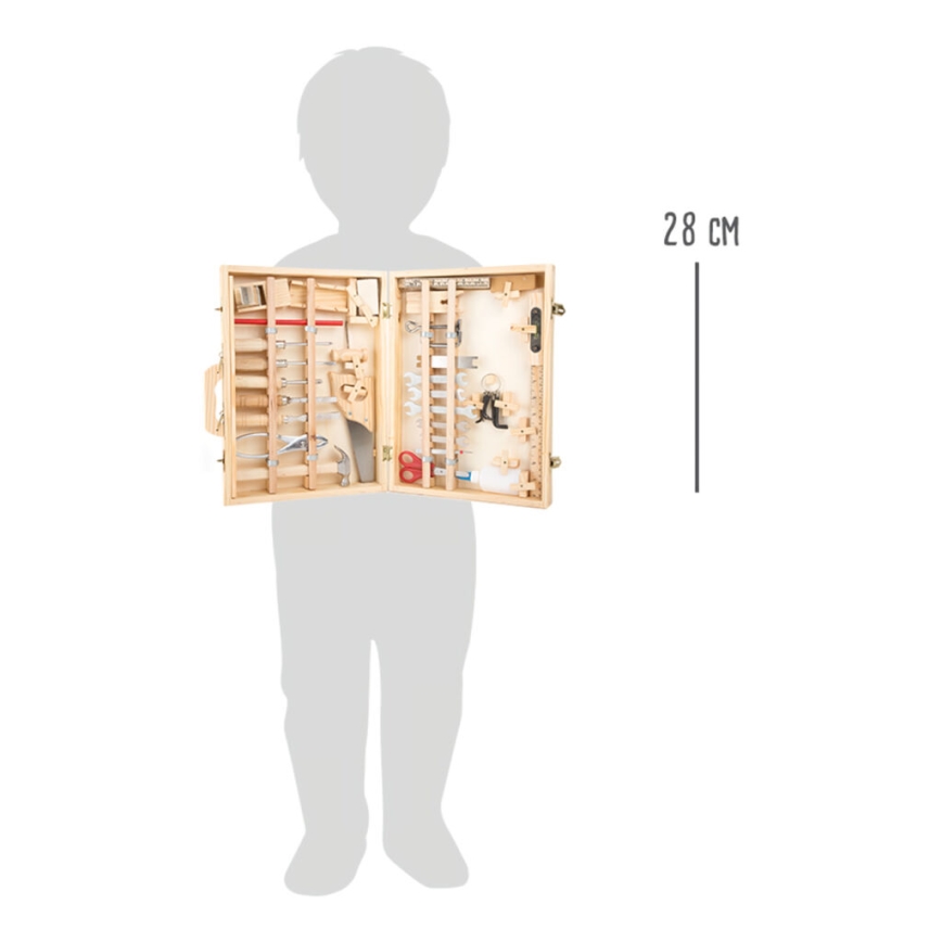 Trusă cu unelte din lemn Deluxe Small Foot