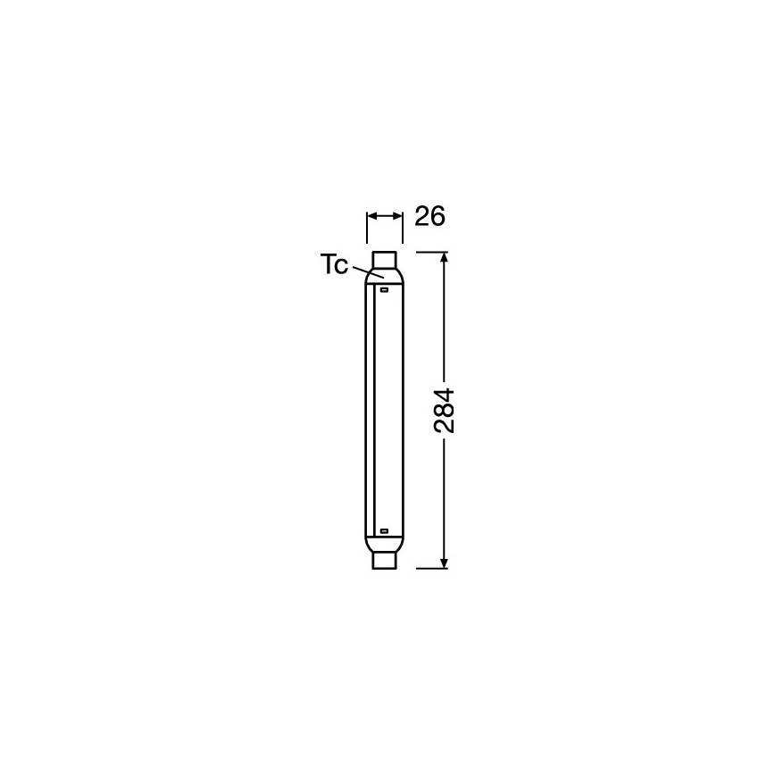 Tub fluorescent LED LINE S15s/7W/230V 2700K - Osram