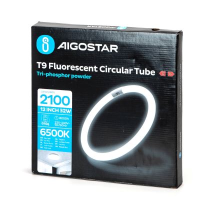 Tub fluorescent T9 G10q, 32 W, 230 V, 6500 K - Aigostar