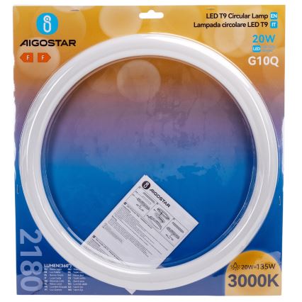 Tub LED fluorescent G10q/20W/230V 3000K - Aigostar