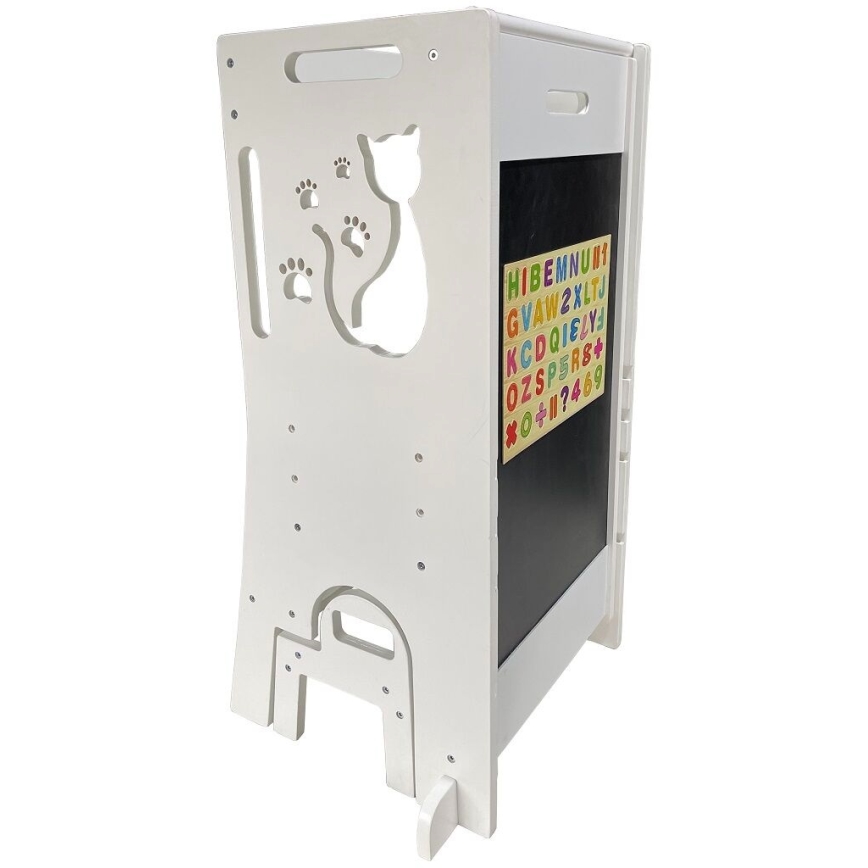 Turn educativ 2Kids Toys pisică cu tobogan și tablă de scris