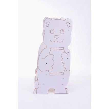 Turn educativ BEAR alb/arțar