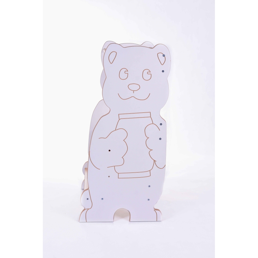 Turn educativ BEAR alb/arțar