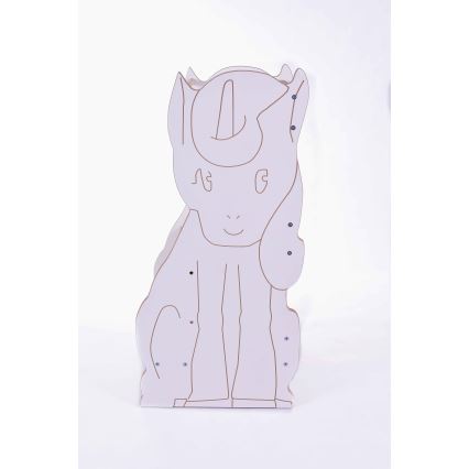 Turn educativ UNICORN alb/arțar