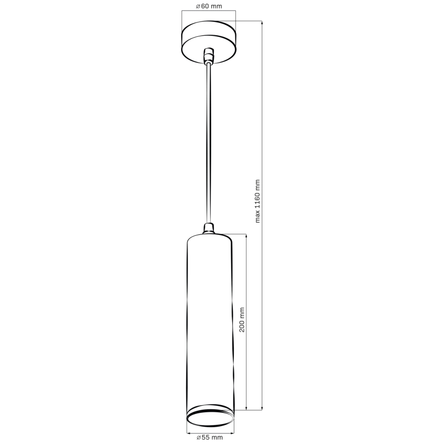 Lustră LED RGBW dimmabilă suspendată pentru baie TURYN 1xGU10/6W/230V 3000K IP44 neagră + telecomandă