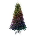 Twinkly - Brad de Crăciun LED RGBW reglabil TREE, 435 LED, 2,1 m, Wi-Fi