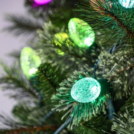 Twinkly - Șir de Crăciun exterior reglabil RGB LED FACETED 40xLED 14,5 m IP44 Wi-Fi