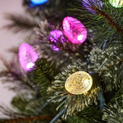 Twinkly - Șir de Crăciun exterior reglabil RGB LED FACETED 40xLED 14,5 m IP44 Wi-Fi