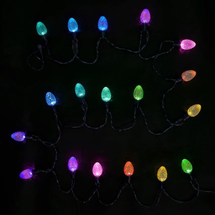 Twinkly - Șir de Crăciun exterior reglabil RGB LED FACETED 40xLED 14,5 m IP44 Wi-Fi