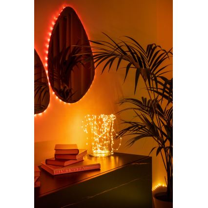 Twinkly - Ghirlandă de Crăciun LED RGB reglabilă DOTS 60 LED 7 m USB Wi-Fi