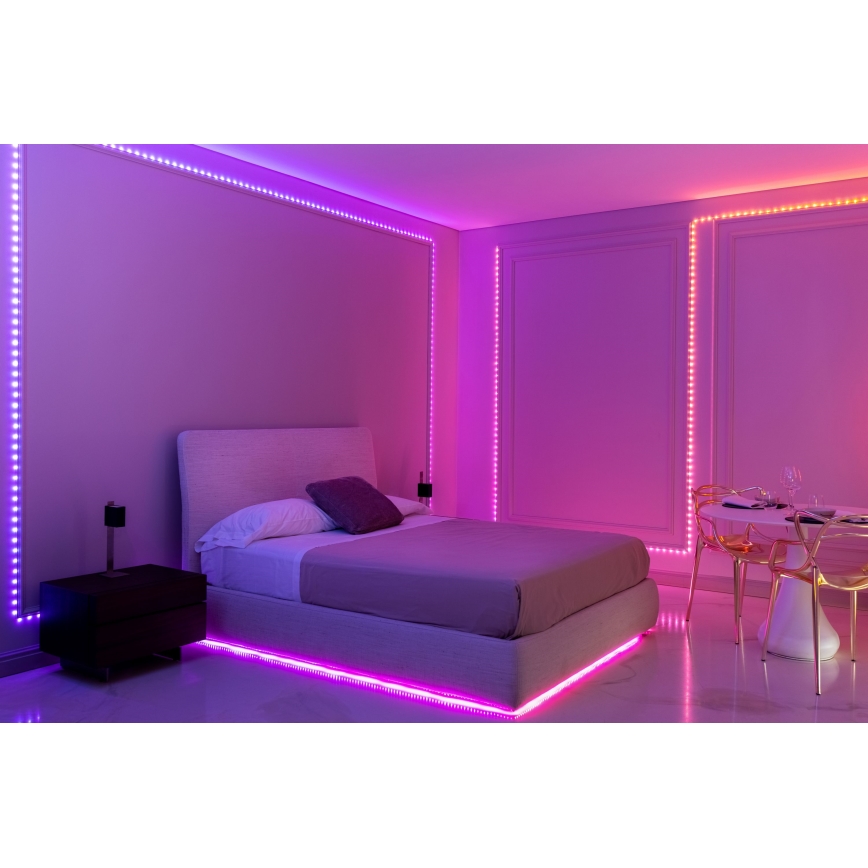 Twinkly - Ghirlandă de Crăciun LED RGB reglabilă DOTS 60 LED 7 m USB Wi-Fi