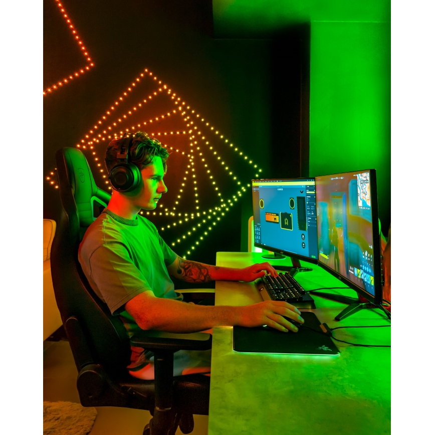Twinkly - Ghirlandă de Crăciun LED RGB reglabilă DOTS 60xLED 7 m USB Wi-Fi