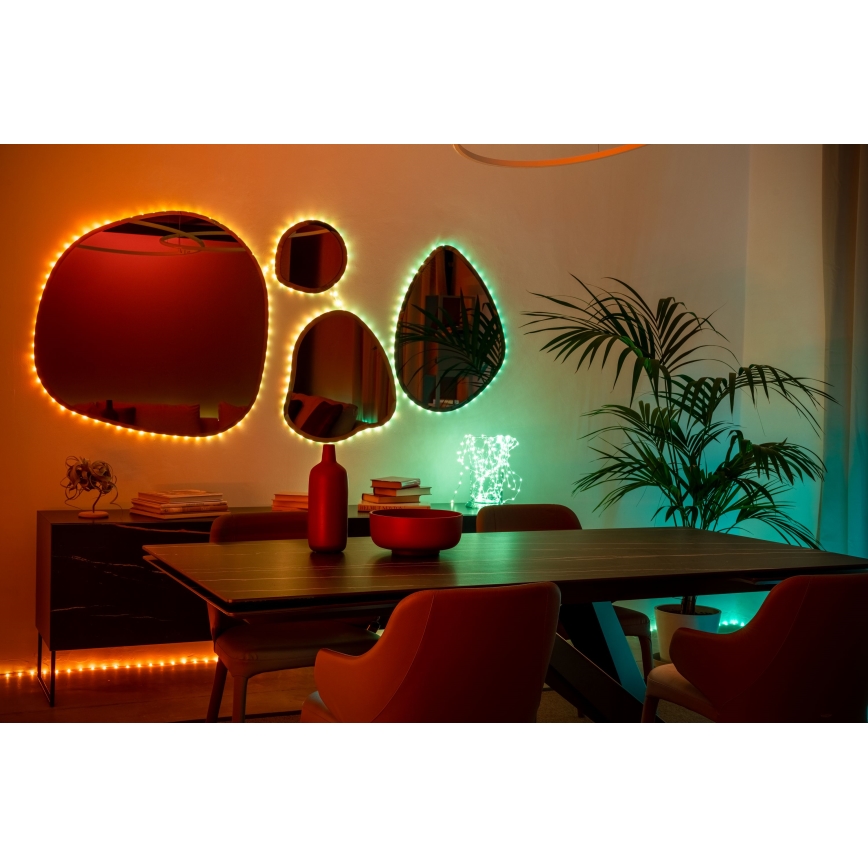 Twinkly - Ghirlandă de Crăciun LED RGB reglabilă DOTS 60xLED 7 m USB Wi-Fi