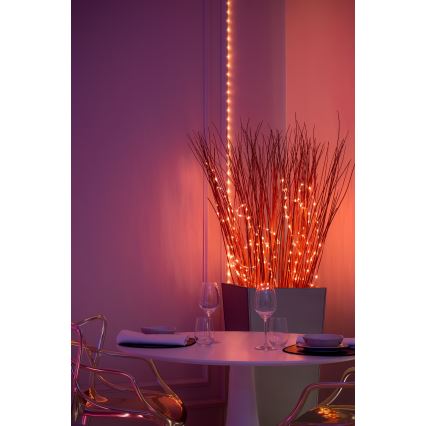 Twinkly - Ghirlandă de Crăciun LED RGB reglabilă DOTS 60xLED 7 m USB Wi-Fi
