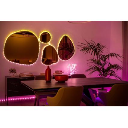 Twinkly - Bandă LED RGB exterioară reglabilă DOTS 400xLED 20 m IP44 Wi-Fi