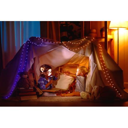 Twinkly - Bandă LED RGB exterioară reglabilă DOTS 400xLED 20 m IP44 Wi-Fi