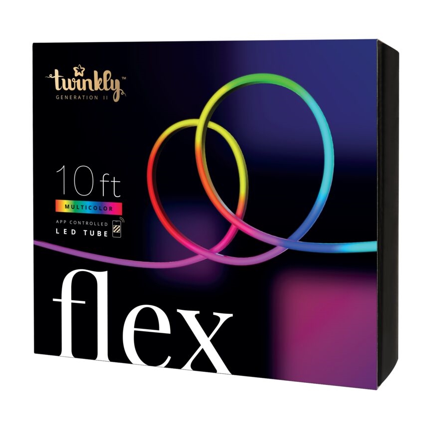 Twinkly - Bandă LED RGB reglabilă FLEX, 300 LED, 3 m, Wi-Fi