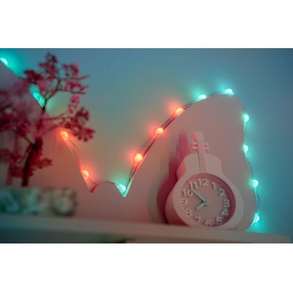 Twinkly - Ghirlandă LED RGB CANDIES, 200 de LED-uri, 14 m, USB, Wi‑Fi, cu intensitate reglabilă