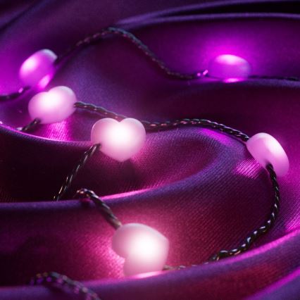 Twinkly - Ghirlandă LED RGB CANDIES, 200 de LED-uri, 14 m, USB, Wi‑Fi, cu intensitate reglabilă