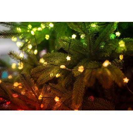 Twinkly CANDIES - ghirlandă LED RGB reglabilă, 200 LED, 14 m, USB, Wi‑Fi