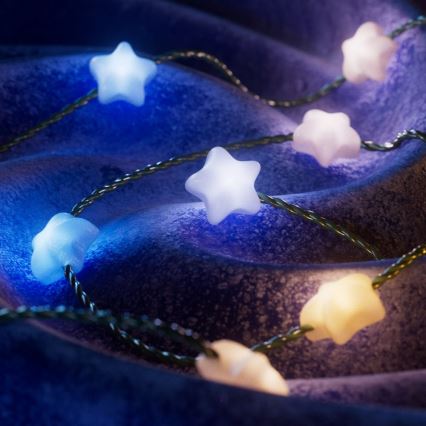 Twinkly CANDIES - ghirlandă LED RGB reglabilă, 200 LED, 14 m, USB, Wi‑Fi